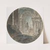 Architectural fantasy by Jean Henri Alexandre Pernet