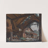 Architectural Fantasy of Antique Ruins with a Watermill (1760s) by Caspar Wolf
