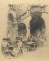 Arkadenhof im Café Central, 1., Herrengasse 14 (1899)