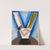 Arms with hands clasped, the arms forming a V-shape, superimposed on globe by Anonymous