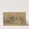 Army Mail leaving Hd.Qts. Post Office. Army Potomac (1863) by Alfred Rudolph Waud