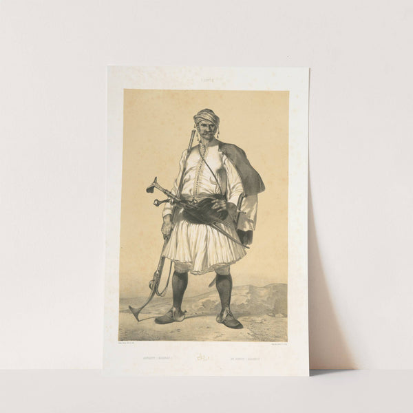 Arnaout (Albanais), An Arnout (Albanese) (1851) by Alexandre Bida