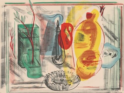 Arrangement of jugs