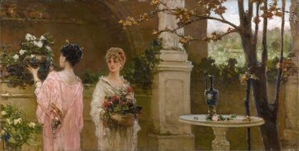 Arranging Flowers