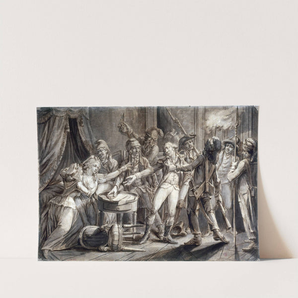 Arrestation de M. de La Chesnaye by Pierre Bouillon