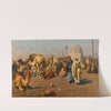 Arrival of the Caravan by Franz Xaver Kosler