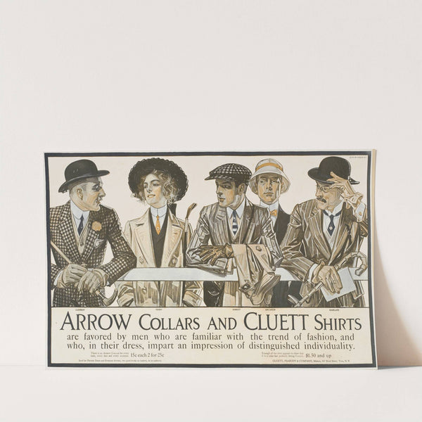 Arrow collars. Cluett shirts (1895 - 1917) by Joseph Christian Leyendecker