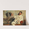Art critics. Study (1906) by Michael Ancher