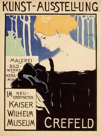 Art Exhibition in the Recently OpenedKaiser Wilhelm Museum in Krefeld