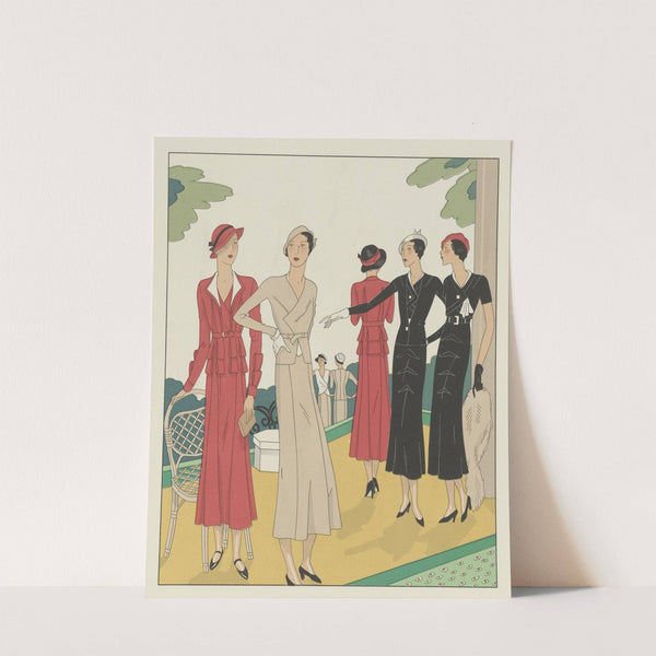 Art - Goût - Beauté, Feuillets de l&#039; élégance féminine, Juin 1932, No. 142, 12e Année, p. 19 by H. Rouit