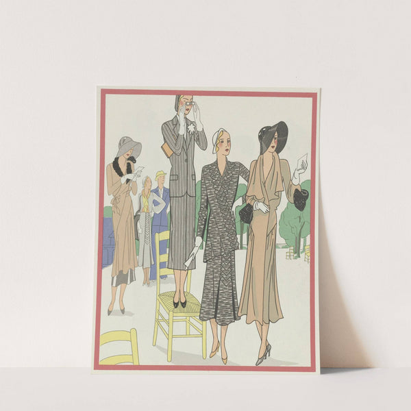 Art - Goût - Beauté, Feuillets de l&#039; élégance féminine, Mai 1931, No. 129, 11e Année, p. 23 by Anonymous