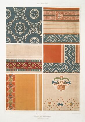 Art industriel; tissus et broderies (grandeur d’exÃ©cution) — size preview