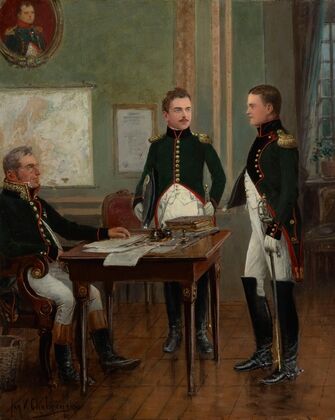 Artillery and Engineering Application School, Professor and Military Students