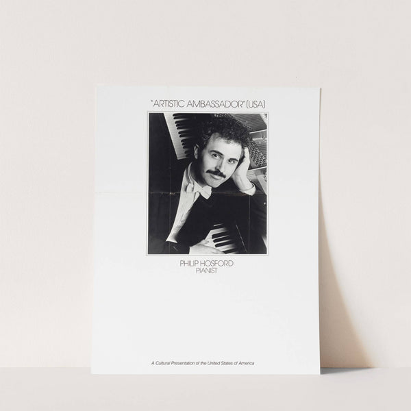 &#039;Artistic Ambassador&#039; (USA): Philip Hosford, Pianist by U.S. Information Agency