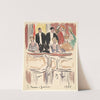 Artists’ Ball; Spectators in Theater Boxes by Joaquín Torres-García