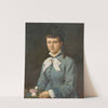 Artist’s Daughter Wearing a Grey Dress by Dominik Weber
