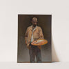 Artist’s self-portrait with a palette (1892 - 1895) by Jacek Malczewski