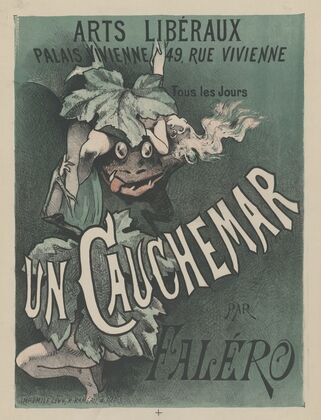 Arts Libéraux. Palais Vivienne. tous les jours Un cauchemar, par Faléro (1885)