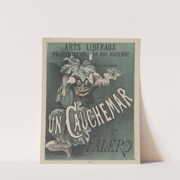 Arts Libéraux. Palais Vivienne. tous les jours Un cauchemar, par Faléro (1885) by Imp. Emile Lévy