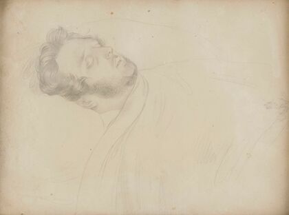 Artur Potocki on his deathbed, Artur Stanisław Potocki from Krzeszowice (1787-1832), son of Jan and Julia from Lubomirska (1832)
