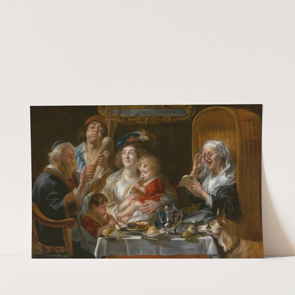 As the Old Sang, so Pipe the Young by Jacob Jordaens