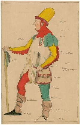 As you like it, II, the second dress for Mr. Nigel Playfair in the role of Touchston (1918)