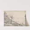 Ascending the East Cliff, Hastings by Thomas Hastings