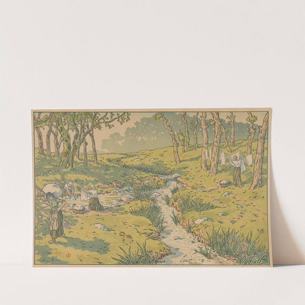 Aspects of Nature; The Stream (1898) by Henri Rivière