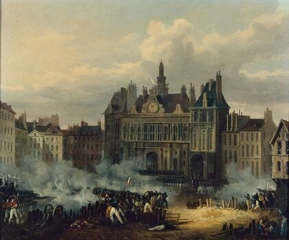 Assaut de l’hÃ´tel de ville, le 28 juillet 1830