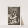 Asta su Abuelo. (And so was his grandfather.) (1796-1797) by Francisco de Goya