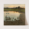 At Sunset (1895) by Viggo Johansen