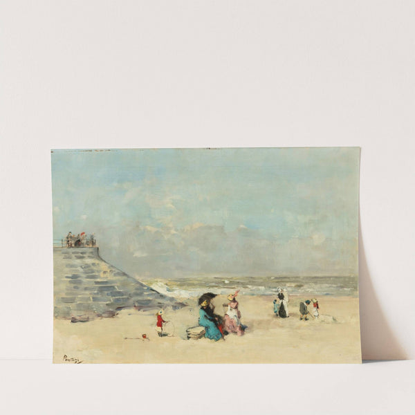 At the beach, Ostend by Pericles Pantazis