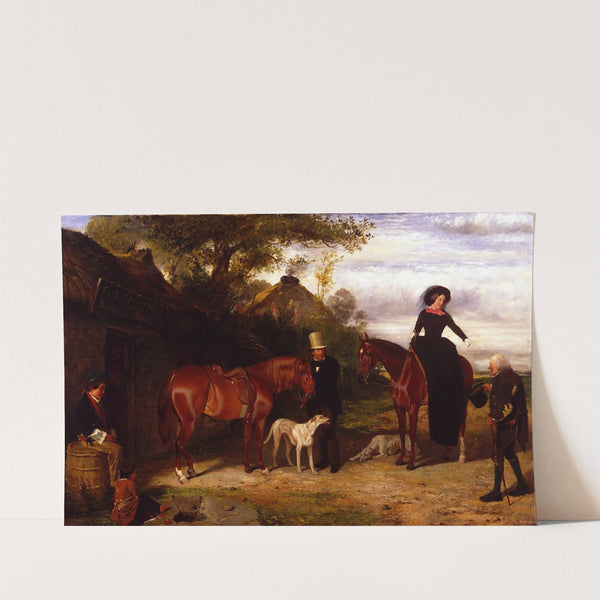 At the Blacksmith&#039;s Shop by Friedrich Wilhelm Keyl