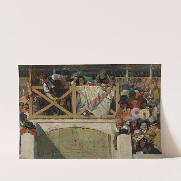 At the corrida by Jehan Georges Vibert