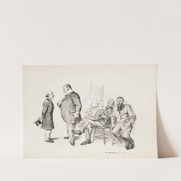 At the Employment Agency (1912) by William Henry Walker