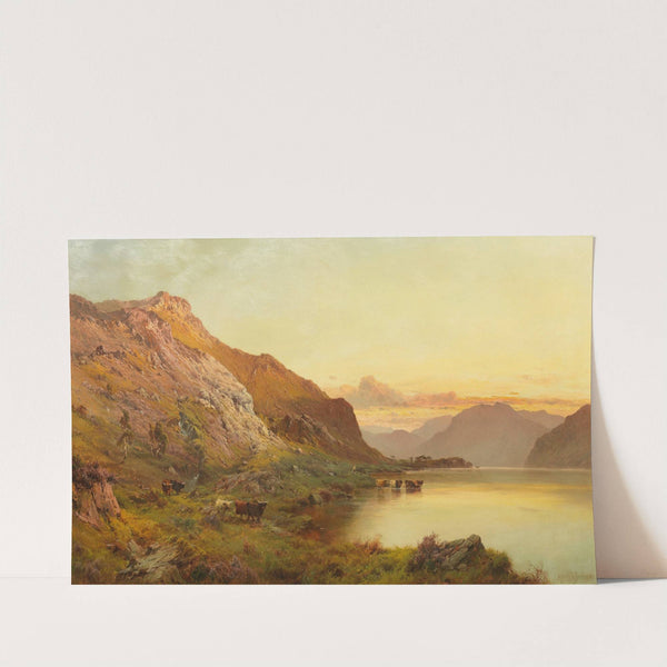 At the foot of Ben Nevis, N.B. by Alfred de Bréanski