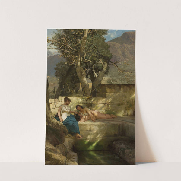 At the fountain head – Roman idyll by Henryk Siemiradzki