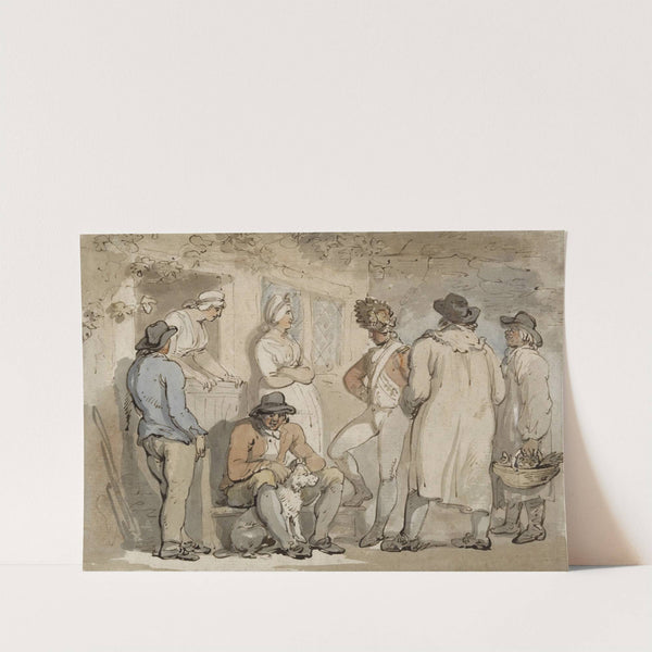 At the inn door by Thomas Rowlandson