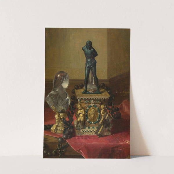 At the Louvre (1868) by Blaise-Alexandre Desgoffe