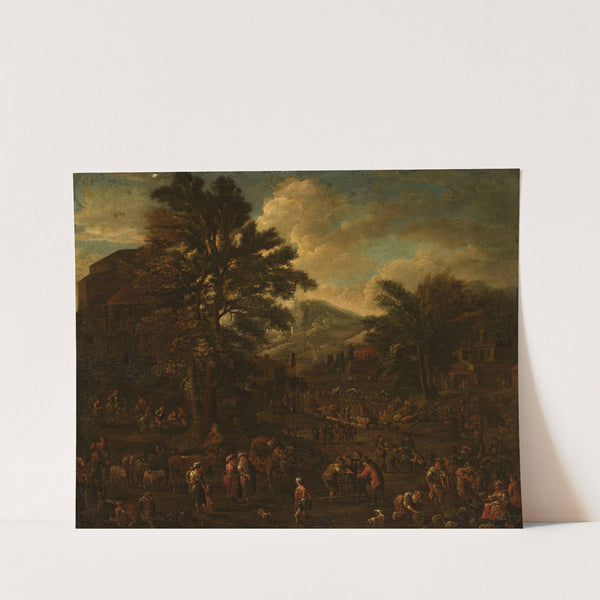 At the market by Peeter van Bredael