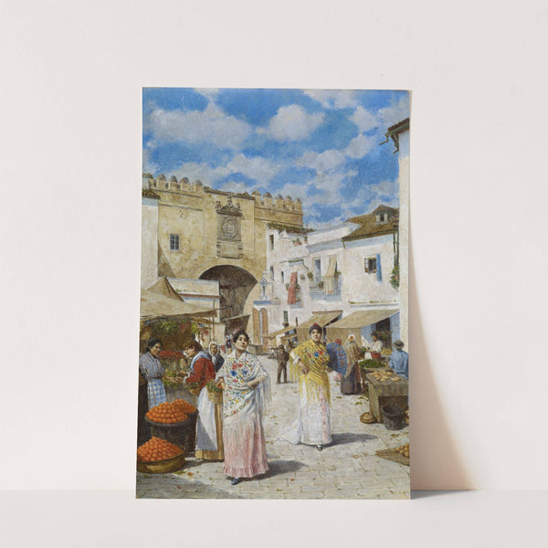 At the Market by Joaquín Turina y Areal