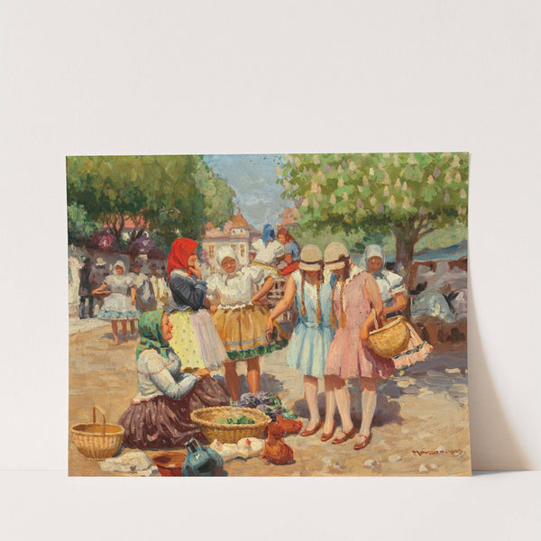 At the Market (1929) by Jozef Teodor Mousson