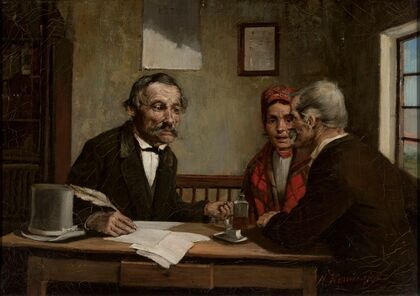 At the notary’s