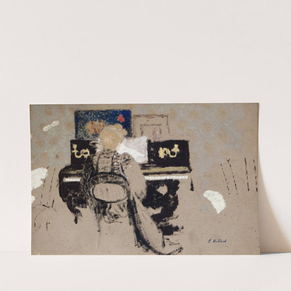 At the Piano (1884) by Édouard Vuillard
