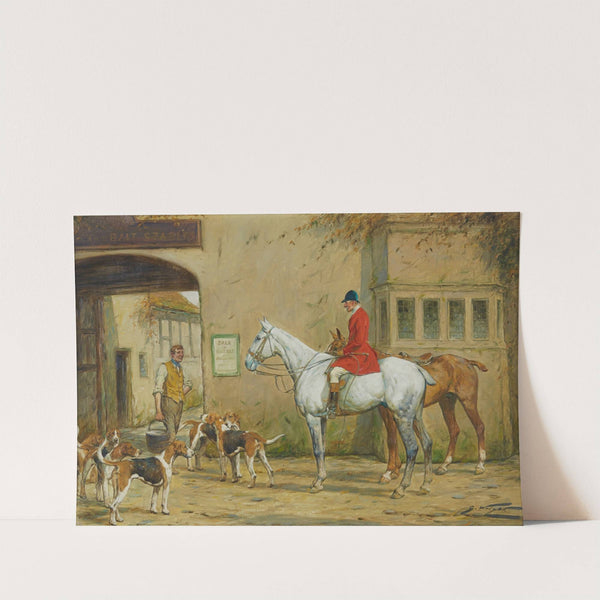 At the stable by George Wright