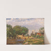 At The Village Stream by Sir David Murray