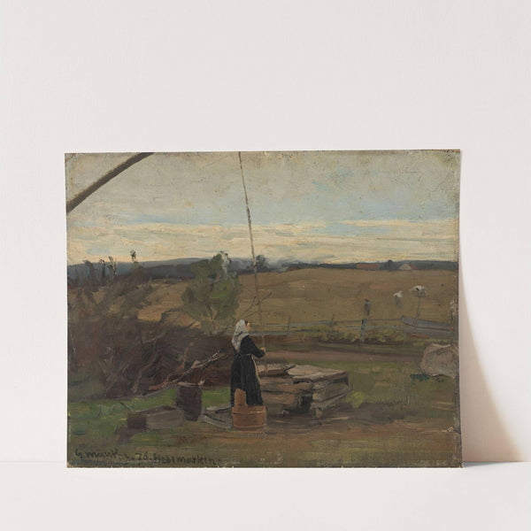 At the Well (1886) by Gerhard Munthe