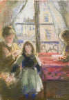 At the Window, rue des Trois Frères