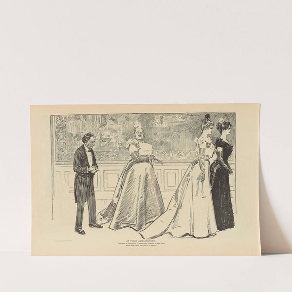 At their ambassador’s (1893-1900) by Charles Dana Gibson