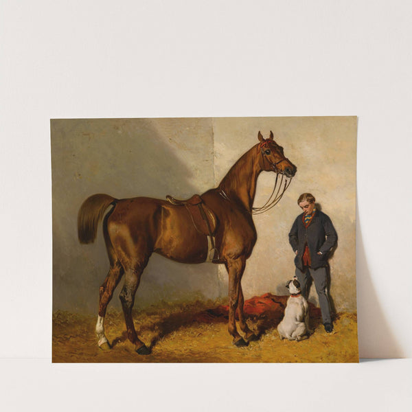 Atalanta et son lad by Alfred De Dreux